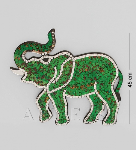 38-012 Панно "Слон" (мозаика, о.Бали)