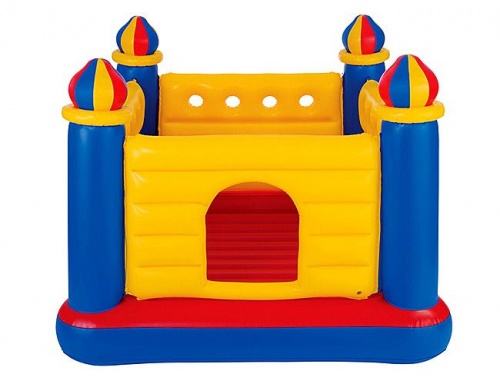 Детский надувной батут Замок INTEX Jump-o-Lene Castle Bouncer, 175х175х135 см, от 3 до 6 лет, фото 2