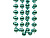 Ёлочные БУСЫ пластиковые ГИГАНТ, цвет: голубой туман, 20 мм, 2.7 м, Kaemingk (Decoris)