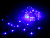 Светодиодная гирлянда для дома 100 синих LED ламп 5 м, синий ПВХ, IP20, SNOWHOUSE