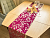 Дорожка для стола РОЖДЕСТВЕНСКАЯ РАДОСТЬ (Листья), красная, 28х270 см, Due Esse Christmas