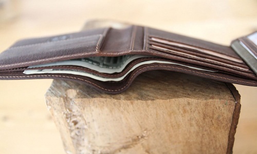 Бумажник Klondike Peter, коричневый, 12x9,5 см фото 14