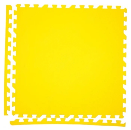 Мягкий пол разноцветный 60*60 (см) 1,44 (м2) с кромками 60МП (желтый)