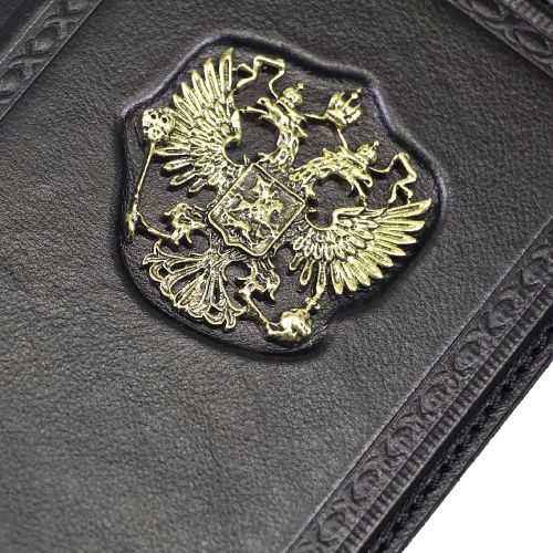 Обложка для паспорта «Россия Златоглавая» черная фото 7