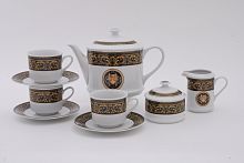 Чайный сервиз версаче  на 6 персон сабина 15 предметов.чехия 02160725-172b, Leander