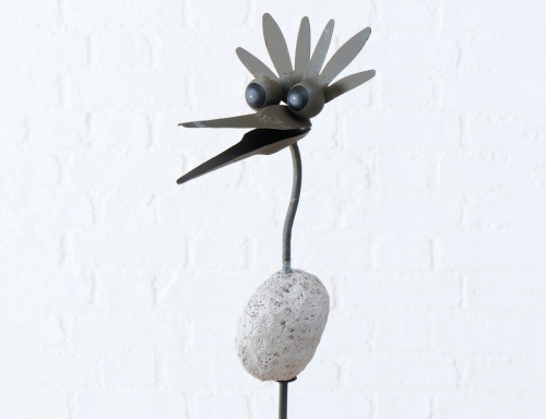 Штекер садовый "Птички чакки", металлические, серые, 120 см (2 шт.), Boltze фото 7