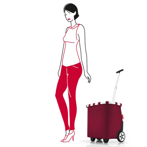 Сумка-тележка carrycruiser dark ruby фото 4