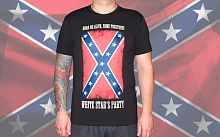 Мужская футболка"Флаг Конфедерации"