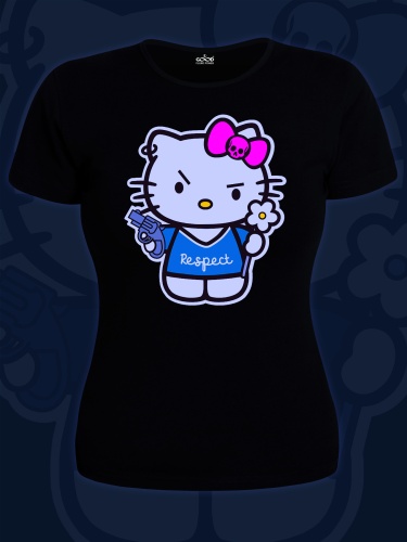 Женская футболка"Kitty" фото 3