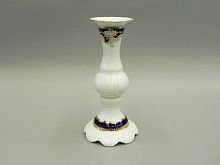 Подсвечник Leander подсвечник отдельный, выс 18 см, синий-белый