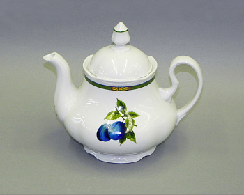 Заварочный чайник Leander 1,2л мэри-энн, фарфор, синий, зелёный