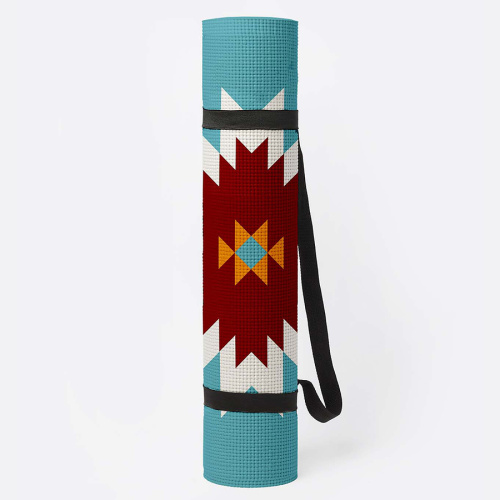 Коврик для йоги navajo, 60,5х173 см фото 4