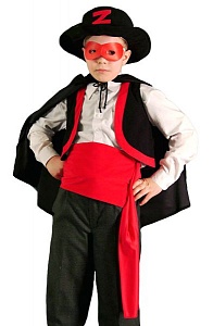 Карнавальный костюм "Зорро", 5-7 лет, Бока