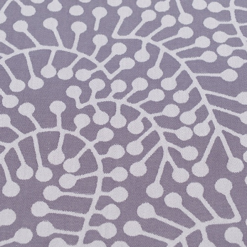 Салфетка из хлопка фиолетово-серого цвета с рисунком Спелая смородина, scandinavian touch, 53х53см фото 4