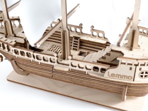Сборная модель из дерева Lemmo Корабль &quot;Ламар&quot; фото 8