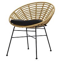 Стул vetle round, ротанг