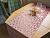 Дорожка для стола РОЖДЕСТВЕНСКАЯ РАДОСТЬ - МАКСИ (Ассорти), розовая, 48х270 см, Due Esse Christmas