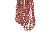 БУСЫ пластиковые БРИЛЛИАНТОВАЯ РОССЫПЬ, 5 мм, 2.7 м, цвет: тёмный лосось,, Kaemingk