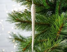 Ёлочная игрушка СОСУЛЬКА КРИСТАЛЛИНА, пенополистирол, 23 см, Winter Deco