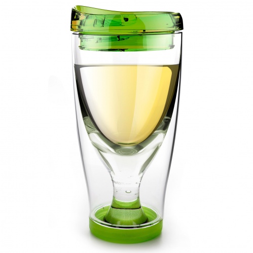 Бокал Asobu Ice vino 2go (0,48 литра), зеленый