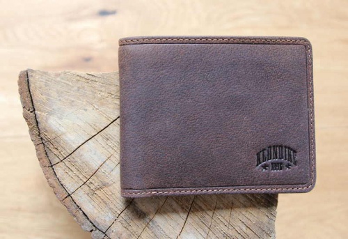 Бумажник Klondike John, коричневый, 11,5x9 см фото 10
