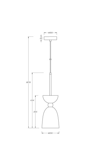 Подвесной светильник Cloches фото 4