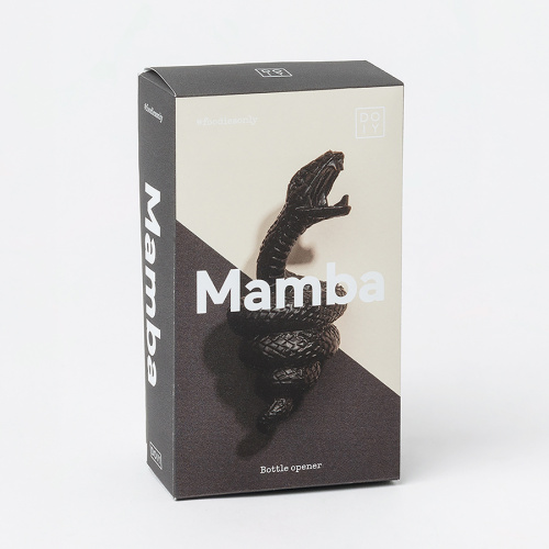 Открыватель для бутылок mamba, черный фото 5