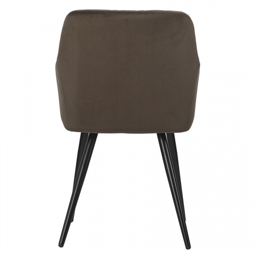 Кресло beata, велюр, коричневое фото 5