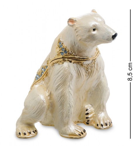 JB- 30 Шкатулка "Белый Медведь"