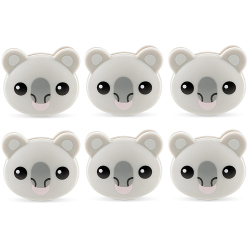Набор зажимов для пакетов koala, 6 шт