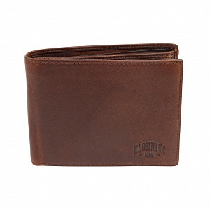 Бумажник Klondike Dawson, коричневый, 12,5х2,5х9,5 см