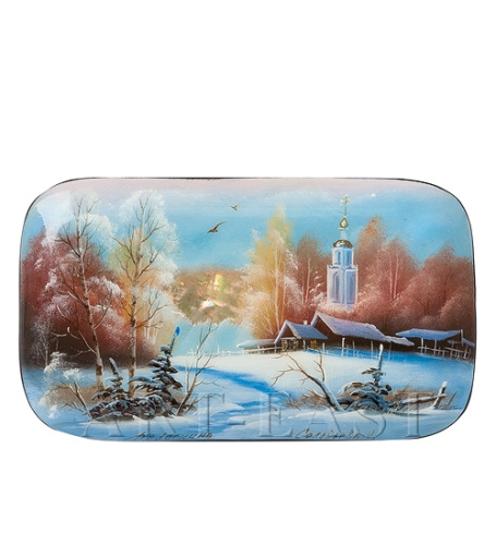 ШК-60/ 4 Шкатулка "Часовенка" Соловьева Н. - Вариант A фото 2