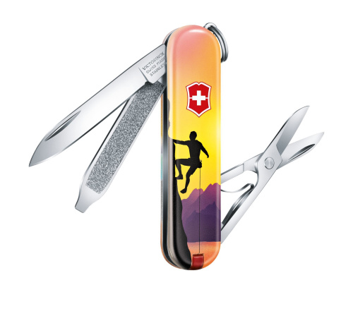 Нож-брелок Victorinox Classic LE 2020, 58 мм, 7 функций, "Climb High" фото 4