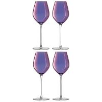 Набор бокалов для шампанского aurora, 285 мл, фиолетовый, 4 шт.