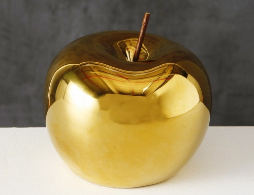 Фарфоровая декоративная фигурка "Яблочко - золотая радость", 11 см, Boltze фото 2
