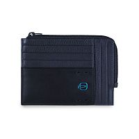 Чехол для кредитных карт Piquadro Pulse, 12х9х1 см (PU1243P15/BLU3)