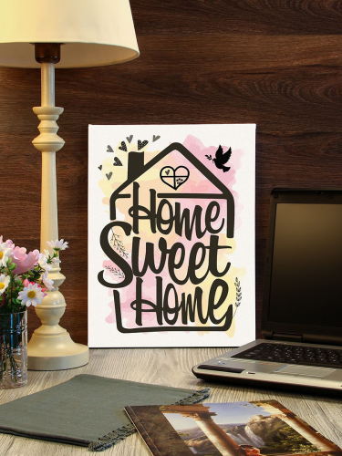 Картина "Семейная серия: Home sweet home" 30х40, упаковка пленка с картонными углами