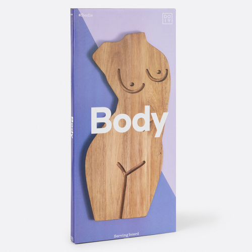 Доска сервировочная из акации body, 38х18 см фото 8