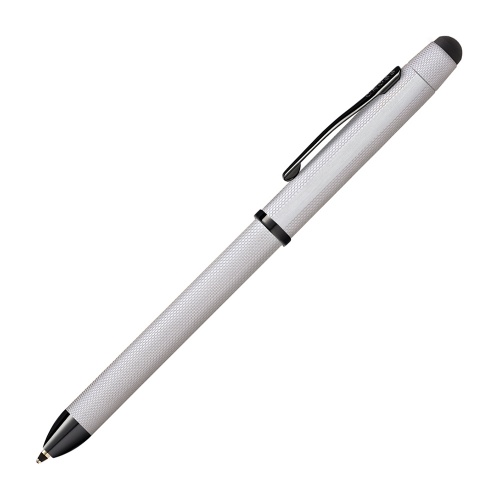 Cross Tech3+Brushed Chrome, многофункциональная ручка со стилусом фото 3
