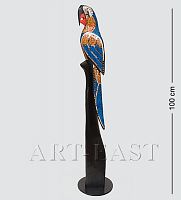 23-001 Статуэтка "Попугай" дерево+стекл.мозаика 100 см