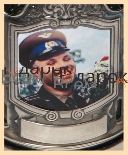 Подстаканник Гагарин в фуражке (сублимация) фото 2