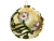 Стеклянный ёлочный шар ВИШНЕВЫЙ ЦВЕТ, перламутровый, 10 см, Kaemingk (Decoris)
