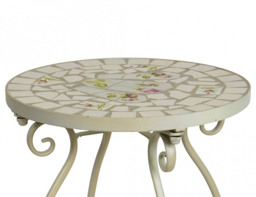 Садовый кофейный столик "Римское патио", металл, мозаика, 30х50 см, Kaemingk фото 2