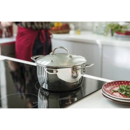 Кастрюля BEKA BELVIA 2,9 л (20 см) с зеркальной/матовой полировкой, из нержавеющей стали, серого цвета фото 2