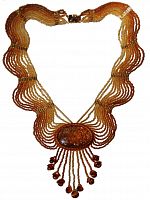 Колье из натурального балтийского янтаря, 10061