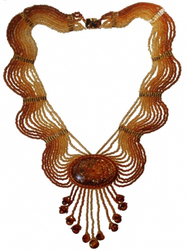 Колье из натурального балтийского янтаря, 10061