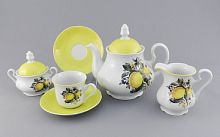 Чайный сервиз лимон на 6 персон мэри-энн арт.03160725-2411, Leander