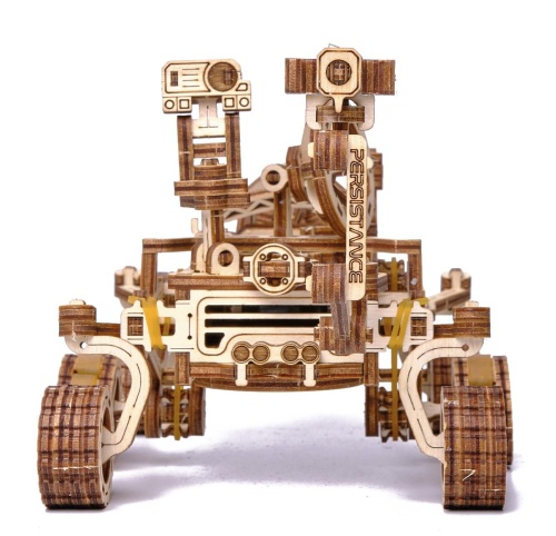 Механическая деревянная сборная модель Wood Trick Робот Марсоход