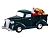 Декоративный автомобиль 'Грузовичок с подарками', пластик, чёрный, 10 см, LEMAX