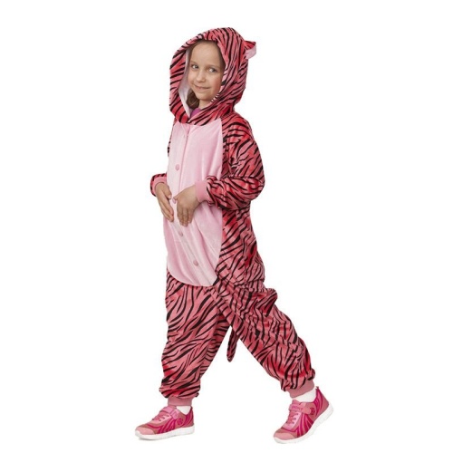 Карнавальный костюм Кигуруми Тигр розовый, Батик фото 2